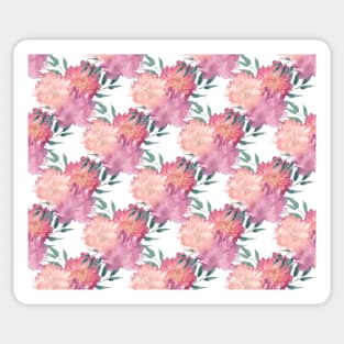 Heart Flowers Sticker